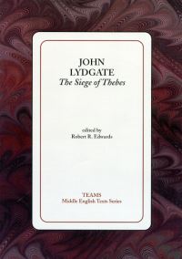 Book Cover for The Siege of Thebes by John Lydgate, Robert Edwards