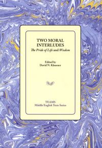 Book Cover for Two Moral Interludes by David N Klausner