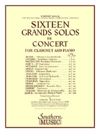 Book Cover for 16 Grand Solos De Concert by Hal Leonard Corp