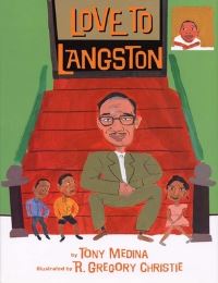 Book Cover for Love to Langston by Tony Medina