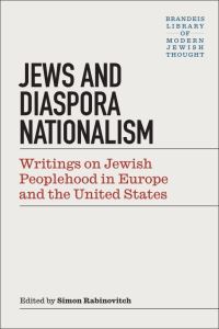 Book Cover for Jews & Diaspora Nationalism by Simon Rabinovitch