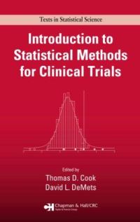 Book Cover for Introduction to Statistical Methods for Clinical Trials by Thomas D Cook, David L DeMets