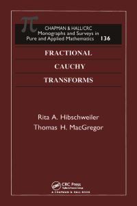 Book Cover for Fractional Cauchy Transforms by Rita A Hibschweiler, T H MacGregor