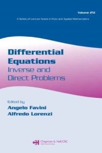 Book Cover for Differential Equations by A Favini, Alfredo Lorenzi