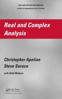 Book Cover for Real and Complex Analysis by Christopher Apelian, Steve Surace