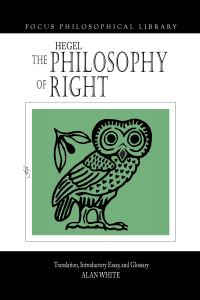 Book Cover for The Philosophy of Right by G W F Hegel