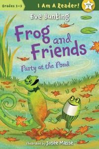 Book Cover for Frog and Friends by Eve Bunting, Josée Masse