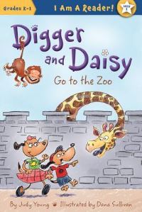 Book Cover for Digger and Daisy Go to the Zoo by Judy Young