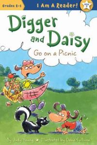 Book Cover for Digger and Daisy Go on a Picnic by Judy Young