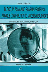 Book Cover for Blood, Plasma, and Plasma Proteins by José Luis Valverde