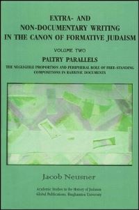 Book Cover for Extra- And Non-Documentary Writing in the Canon of Formative Judaism by Jacob Neusner