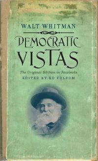 Book Cover for Democratic Vistas by Walt Whitman, Ed Folsom