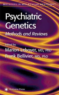 Book Cover for Psychiatric Genetics by Marion Leboyer, Frank Bellivier