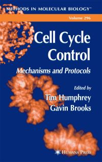 Book Cover for Cell Cycle Control by Tim Humphrey, Gavin Brooks