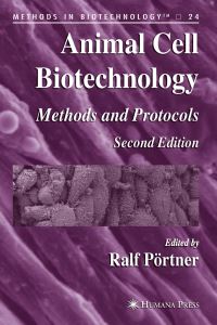 Book Cover for Animal Cell Biotechnology by Ralf Pörtner