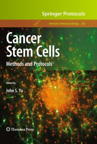 Book Cover for Cancer Stem Cells by John S Yu