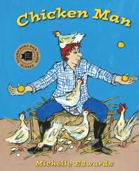 Book Cover for Chicken Man by Michelle Edwards