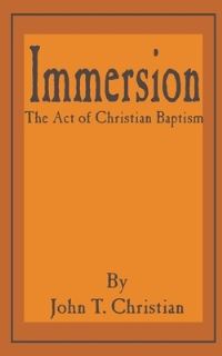 Book Cover for Immersion, the Act of Christian Baptism by Rudyard Kipling