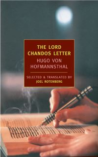 Book Cover for The Lord Chandos Letter by Hugo von Hofmannsthal