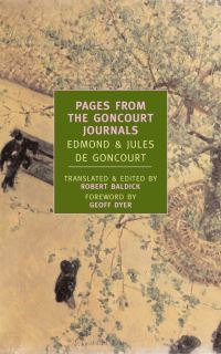 Book Cover for Pages from the Goncourt Journal by Edmond de Goncourt, Robert Baldick, Jules de Goncourt