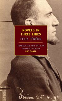 Book Cover for Novels in Three Lines by Félix Fénéon