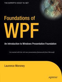 Book Cover for Foundations of WPF by Laurence Moroney