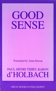 Book Cover for Good Sense by Paul Henri Thiry Holbach