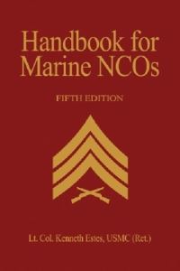 Book Cover for Handbook for Marine NCOs by Kenneth W Estes