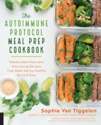 Book Cover for Autoimmune Protocol Meal Prep Cookbook by Sophie Van Tiggelen