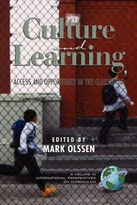 Book Cover for Culture and Learning by Mark Olssen