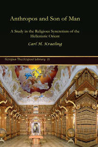 Book Cover for Anthropos and Son of Man by Carl Kraeling