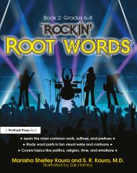Book Cover for Rockin' Root Words by Manisha Shelley Kaura, SR Kaura