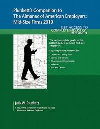 Book Cover for Plunkett's Companion to The Almanac of American Employers 2010 by Jack W Plunkett