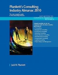 Book Cover for Plunkett's Consulting Industry Almanac 2010 by Jack W Plunkett