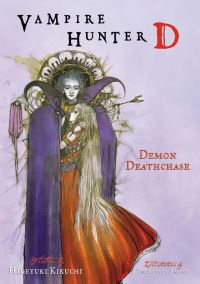Book Cover for Demon Deathchase by Hideyuki Kikuchi, Yoshitaka Amano
