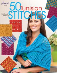 Book Cover for 50 Tunisian Stitches by Darla J Fanton