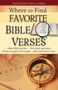 Book Cover for Where to Find Favorite Bible Verses by Rose Publishing