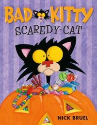 Book Cover for Bad Kitty, Scaredy-Cat by Nick Bruel