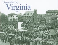 Book Cover for Remembering Virginia by Emily J Salmon, John S Salmon