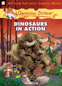 Book Cover for Dinosaurs in Action by Elisabetta Dami