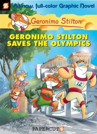 Book Cover for Geronimo Stilton Saves the Olympics by Leonardo Favia, Federica Salfo, Mirka Andolfo, Elisabetta Dami