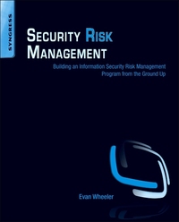 Book Cover for Security Risk Management by Evan Wheeler