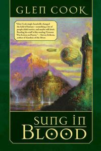 Book Cover for Sung in Blood by Glen Cook