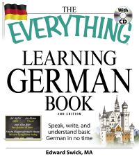 Book Cover for The Everything Learning German Book by Edward Swick