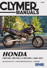 Book Cover for Honda CRF230F, CRF230L & CRF230M, 2003-2013 by 