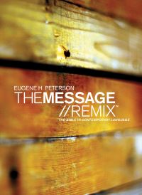 Book Cover for The Message//REMIX (Hardcover, Wood) by Eugene H Peterson