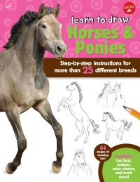 Book Cover for Learn to Draw Horses & Ponies by Robbin Cuddy