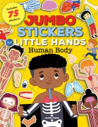 Book Cover for Jumbo Stickers for Little Hands: Human Body by Jomike Tejido