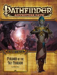 Book Cover for Pyramid of the Sky Pharaoh by Mike Shel