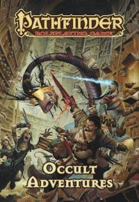 Book Cover for Pathfinder Roleplaying Game. Occult Adventures by Jason Bulmahn
